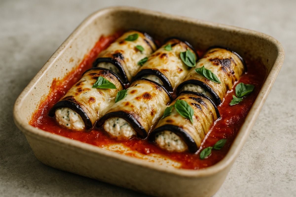 Involtini di Melanzane e Ricotta
