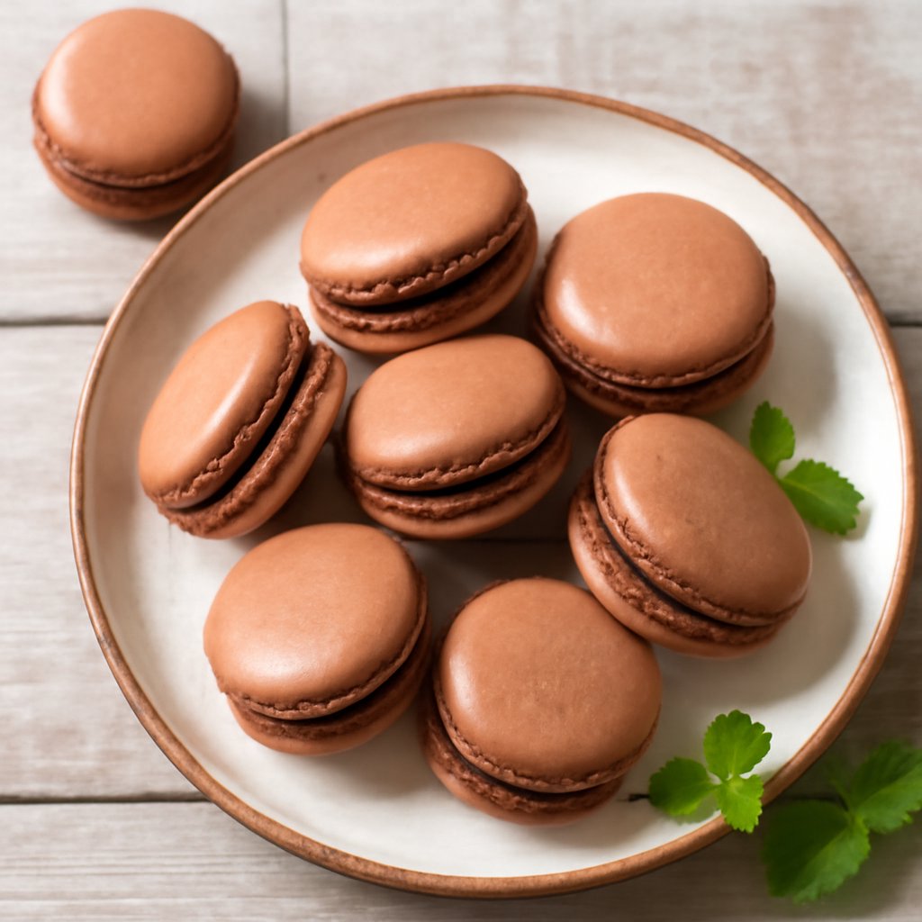 Macaron al cioccolato