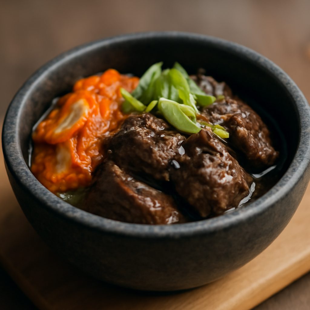 Manzo Coreano Stracotto Light in Lettuga Croccante
