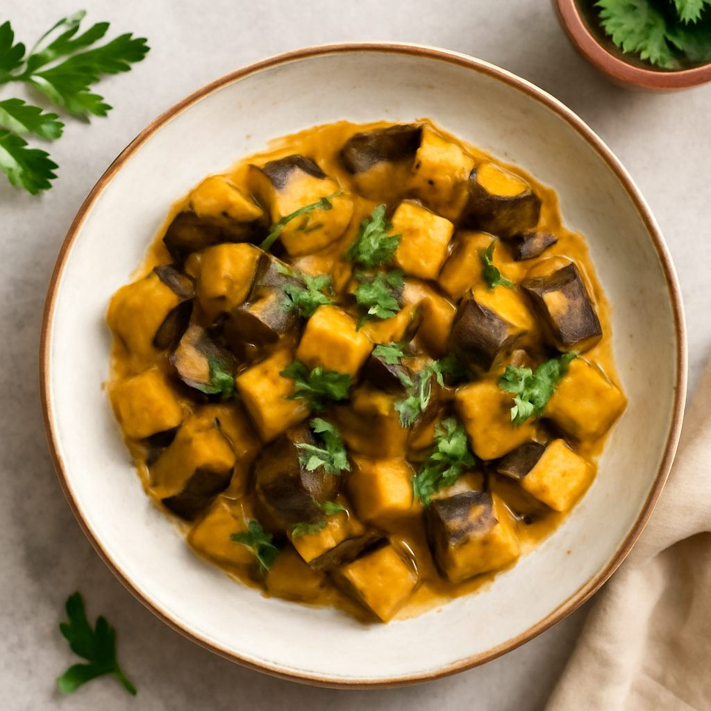 Melanzane al curry (vegan)