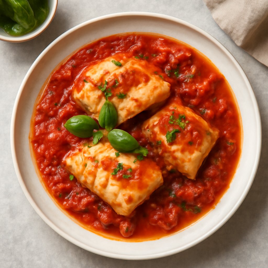 Merluzzo in salsa di pomodoro