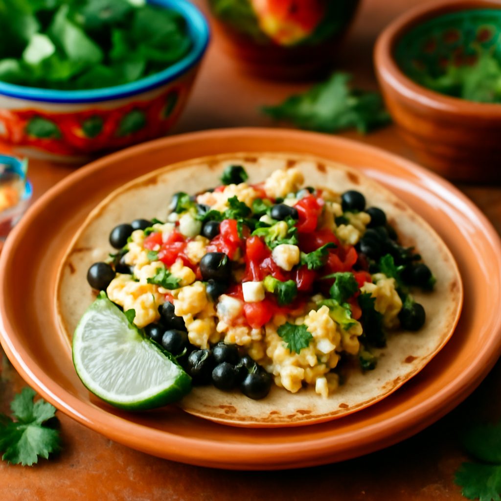 Mexican Breakfast Tacos Light