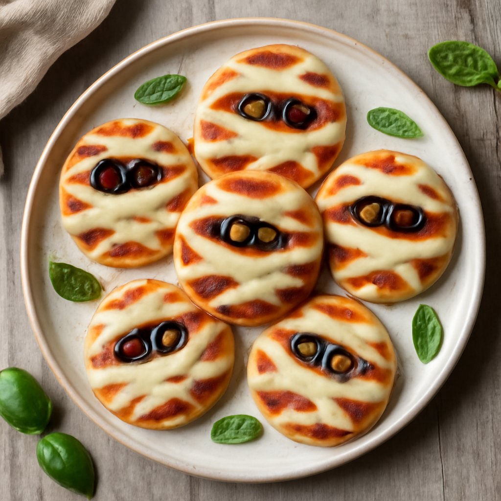 Mini pizzette mummia