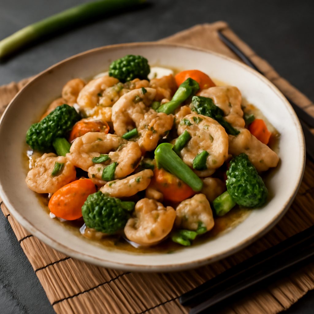 Moo Goo Gai Pan Light - Pollo e Funghi in Salsa Leggera