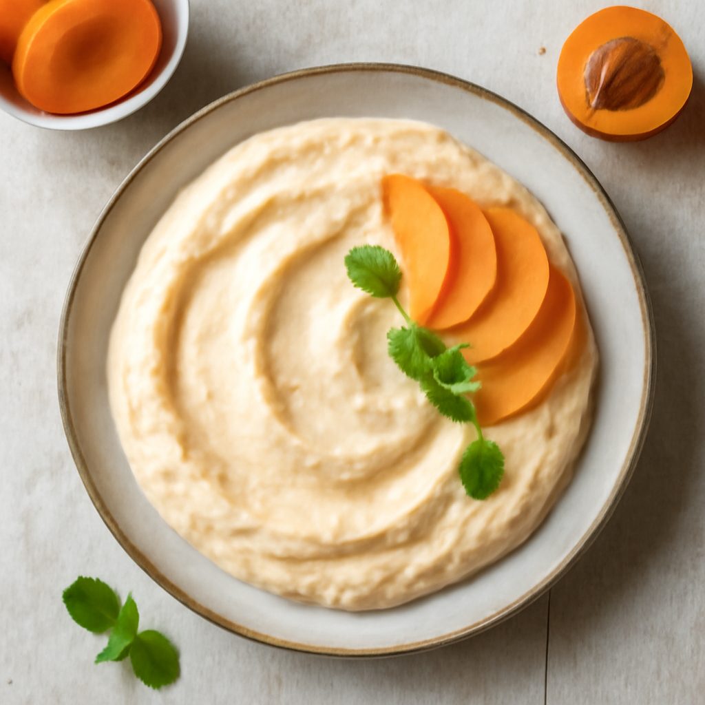 Mousse alle albicocche e formaggio