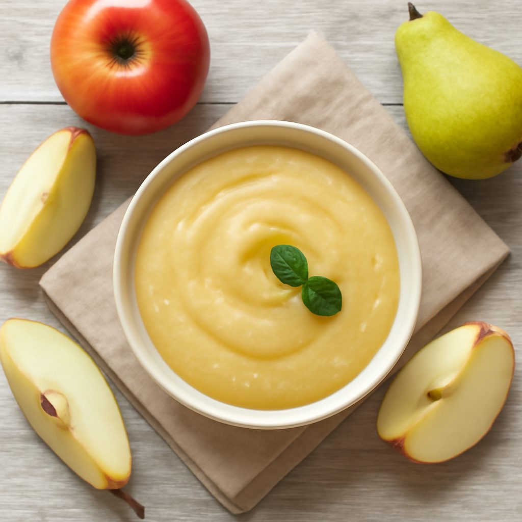 Mousse di mele e pere (7-9 mesi)