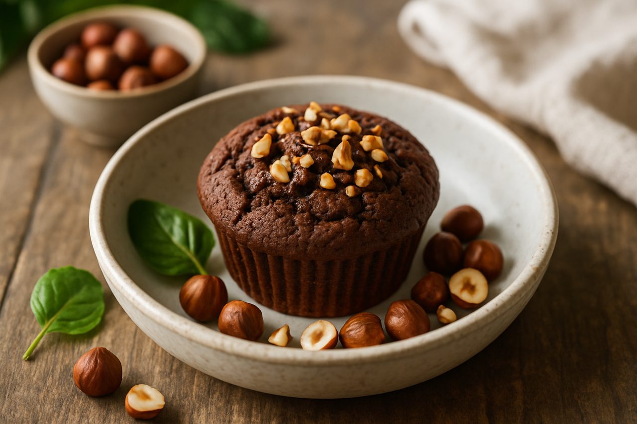 Muffin al Cacao e Nocciole