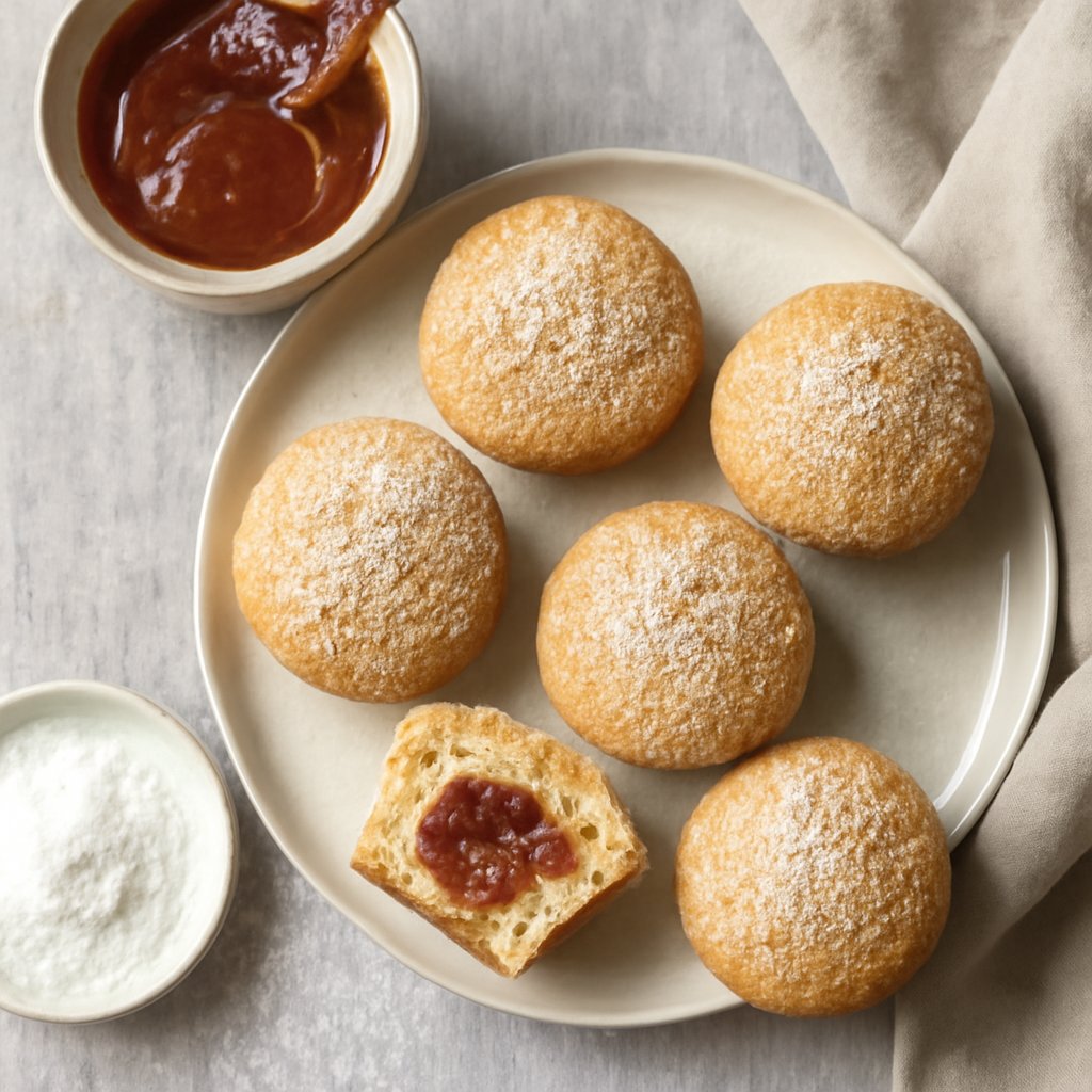 Muffin con cuore di confettura (senza glutine)