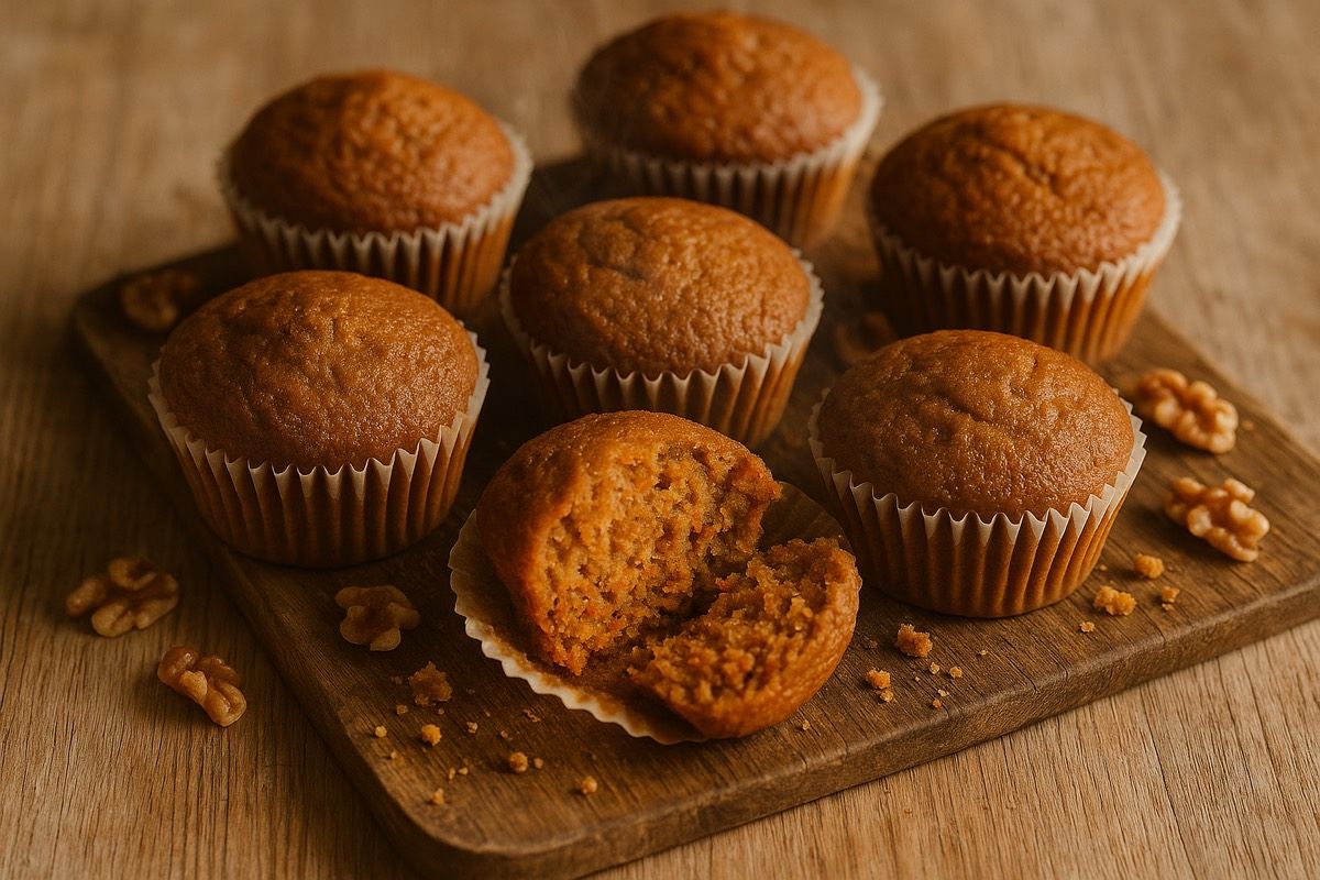 Muffin Integrali alle Carote
