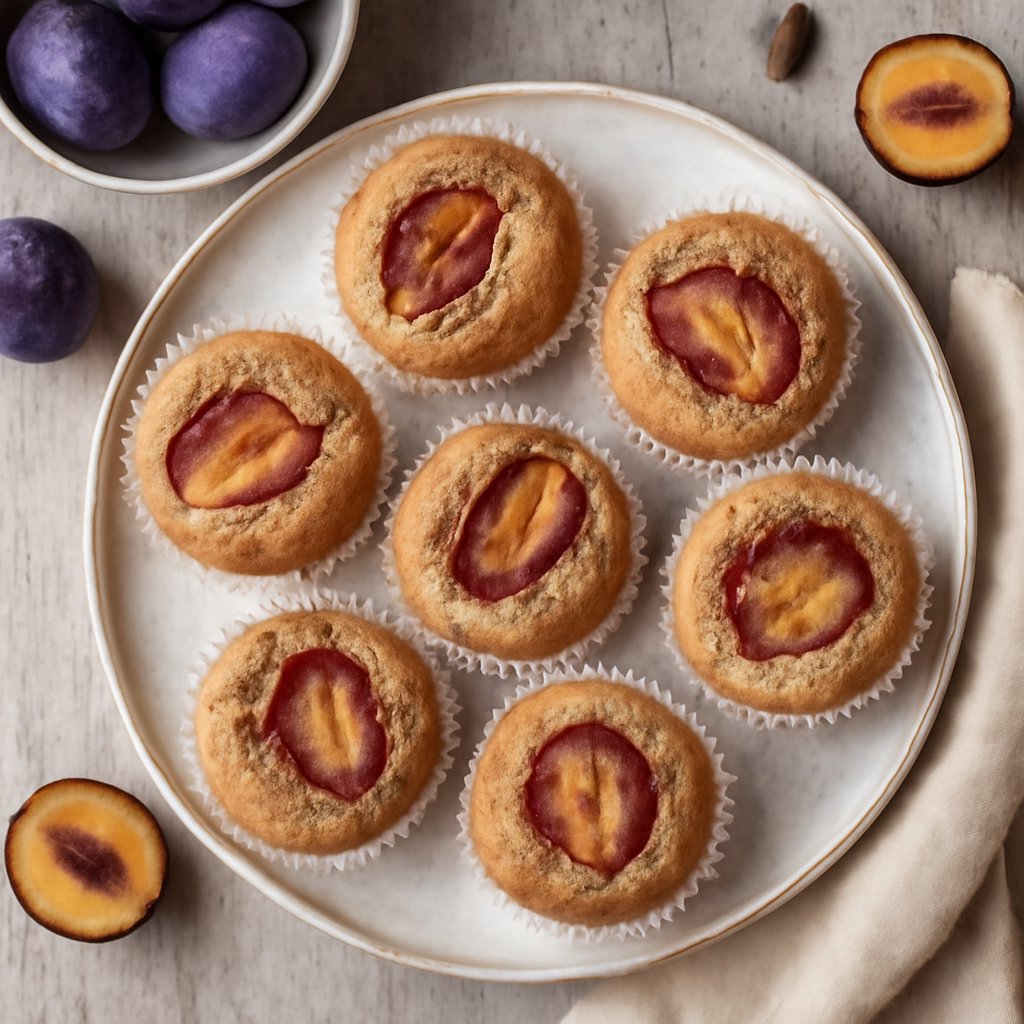 Muffin integrali alle prugne