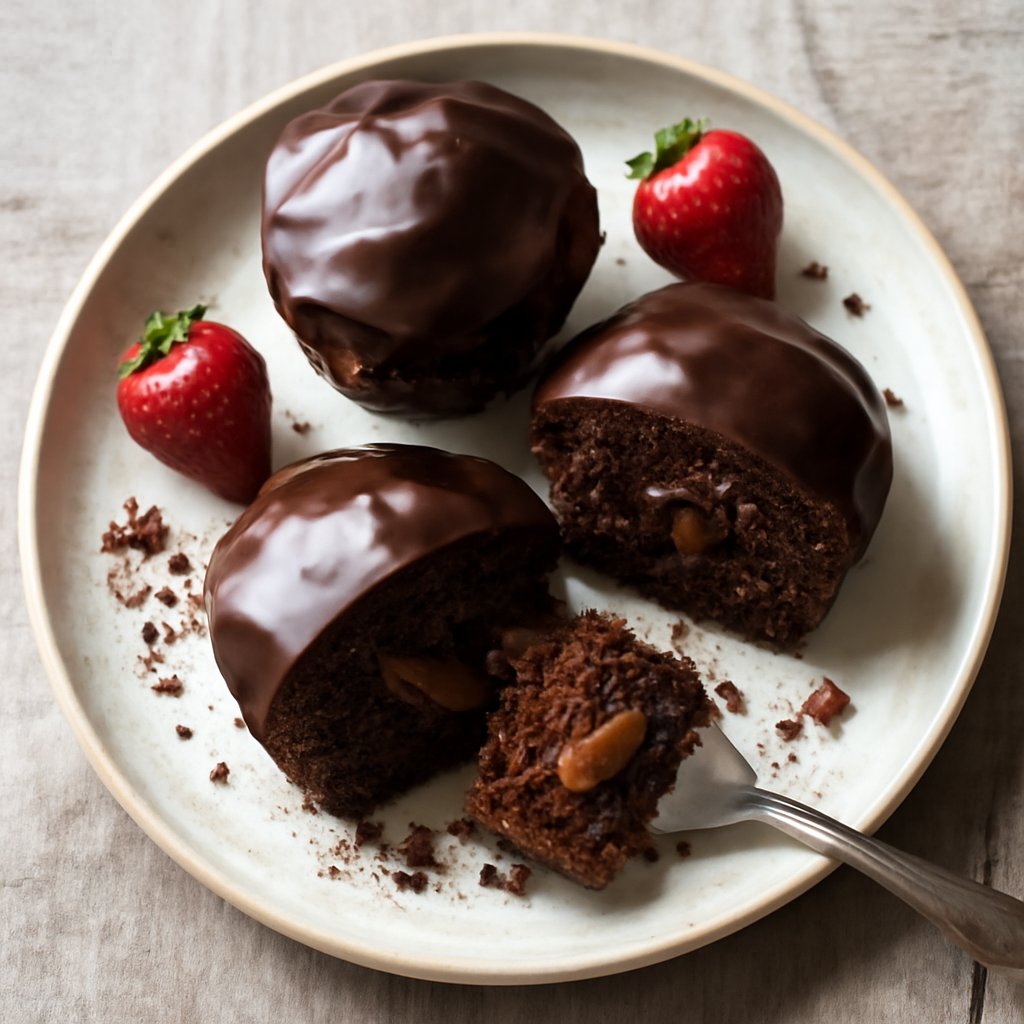 Muffin sacher al vaporiera