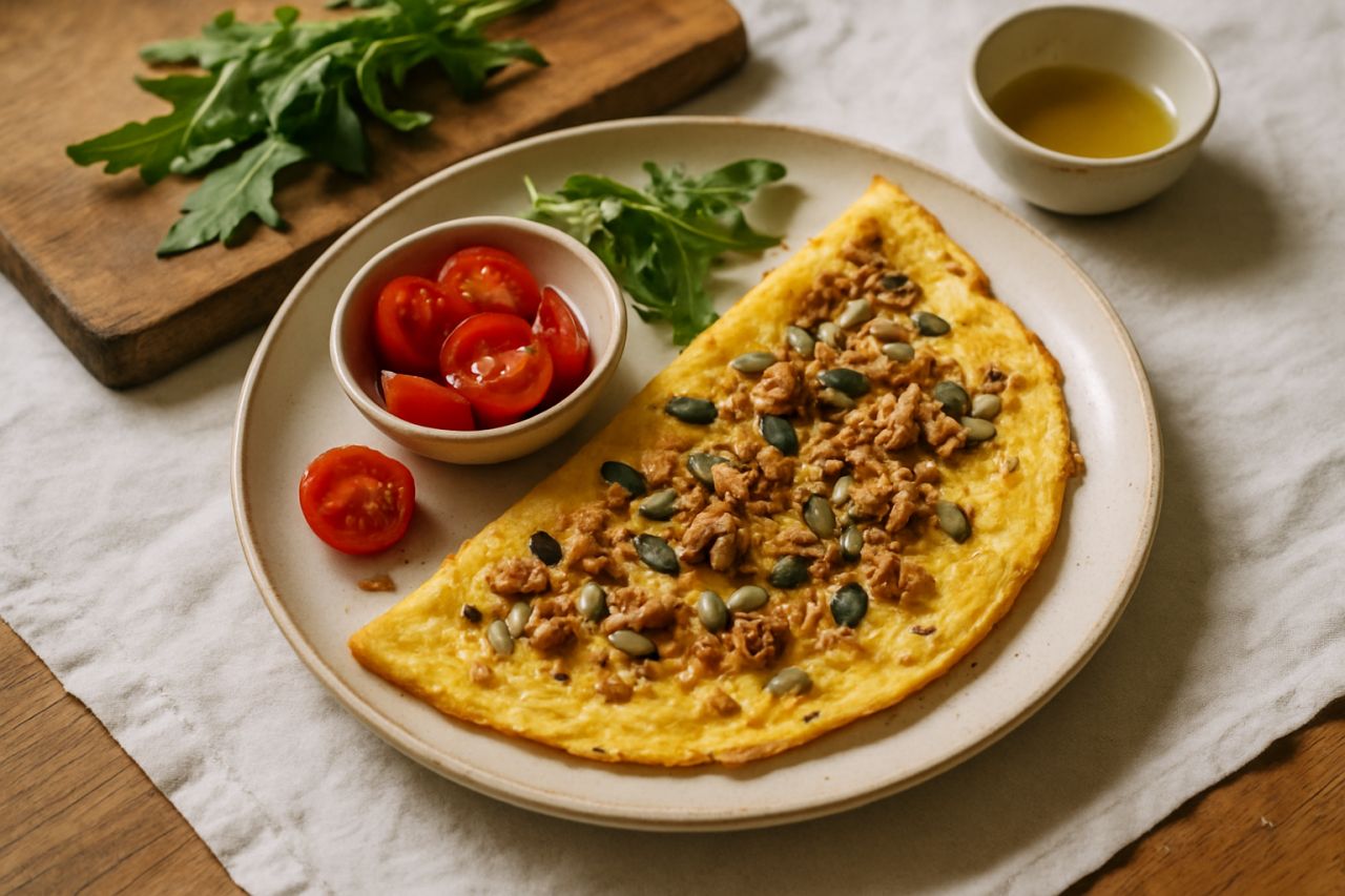 Omelette con Semi e Noci