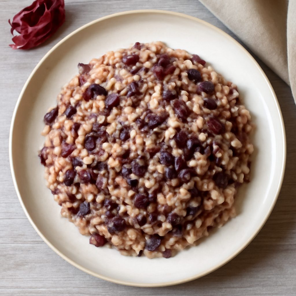 Orzotto al radicchio rosso