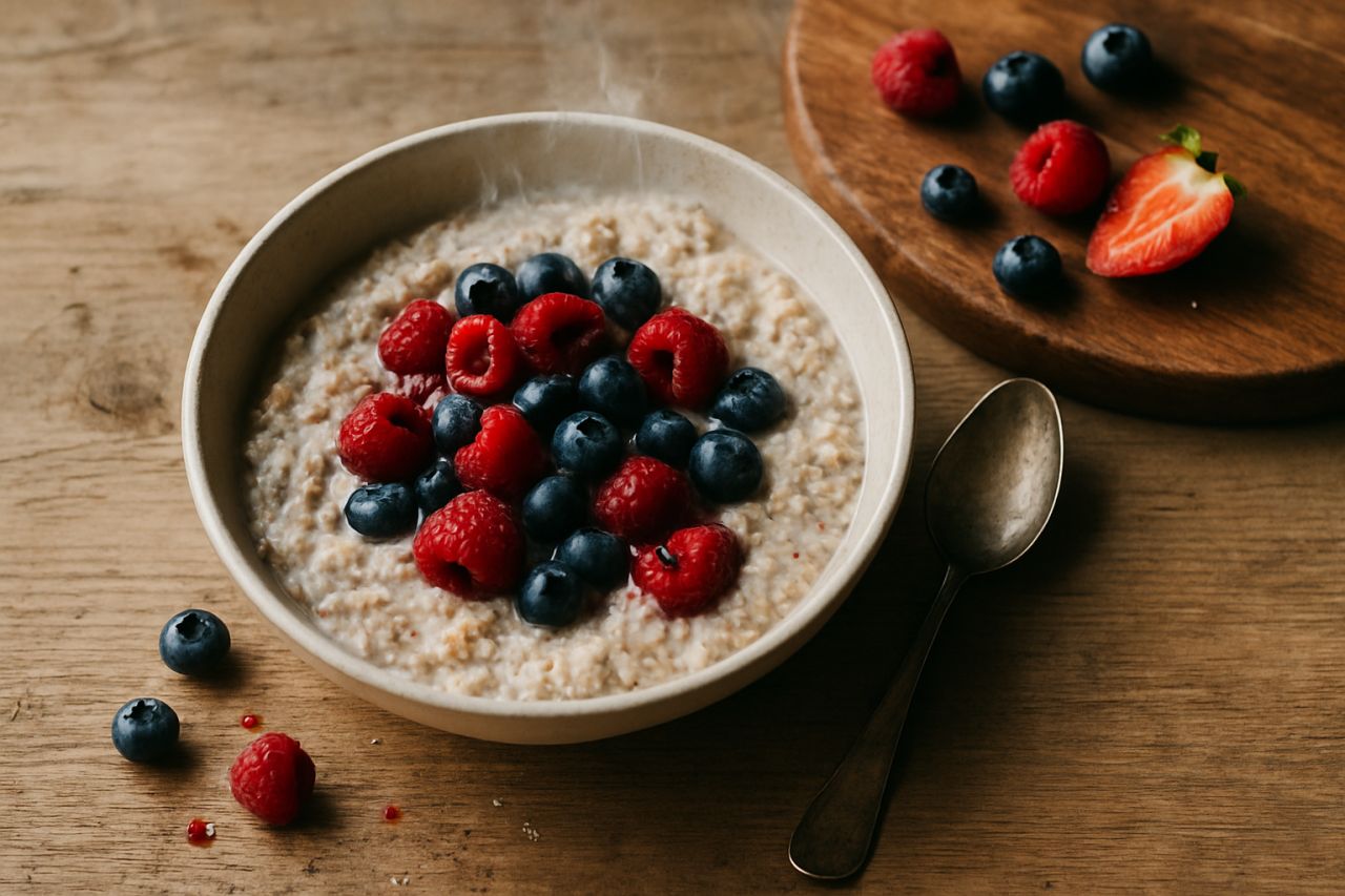 Overnight Oats ai Frutti di Bosco