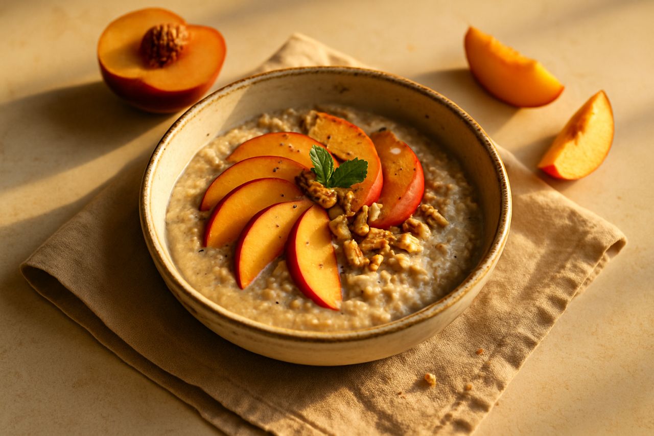 Overnight Oats alle Pesche