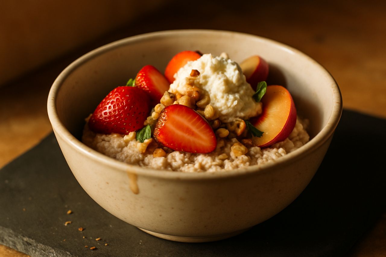 Overnight Oats con Ricotta