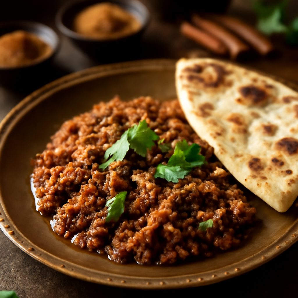 Pakistani Ground Beef Curry Light