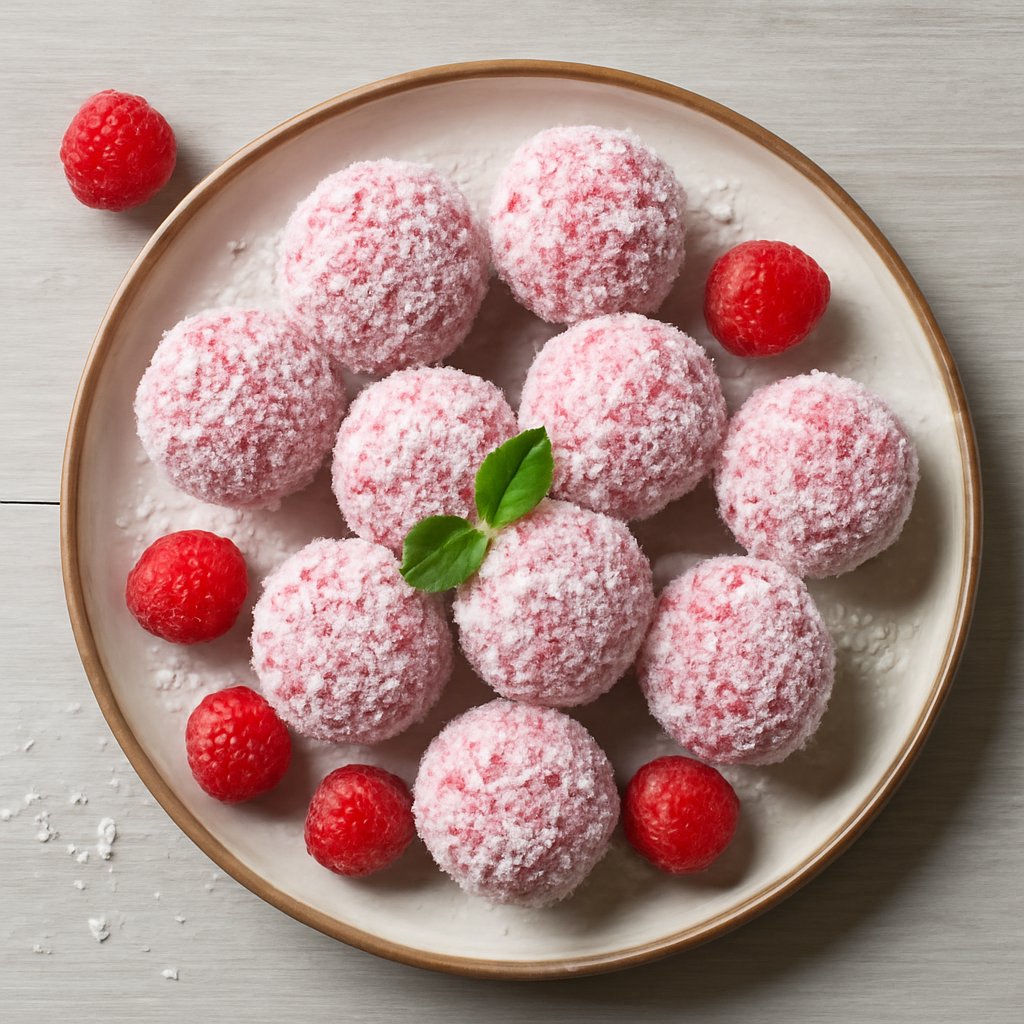 Palline cocco e lampone