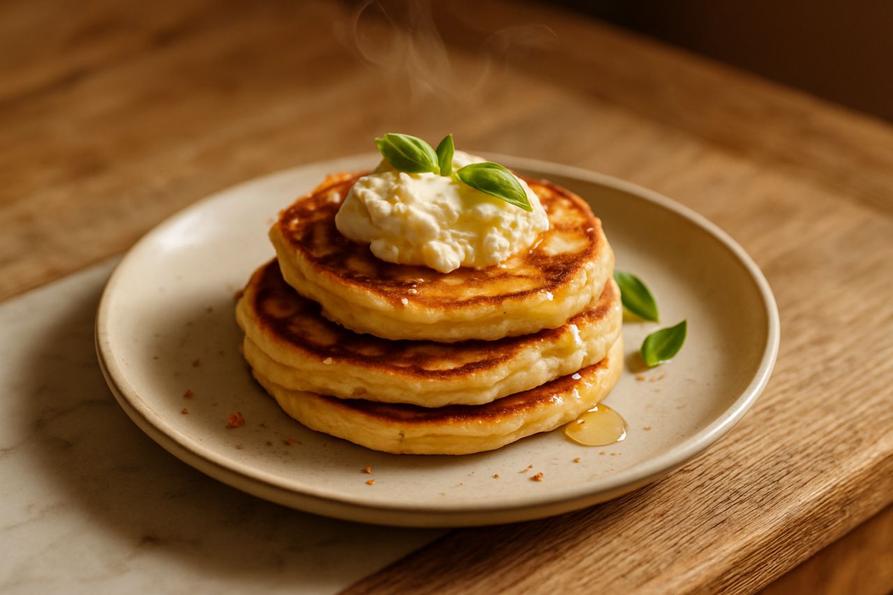 Pancake Proteici con Ricotta