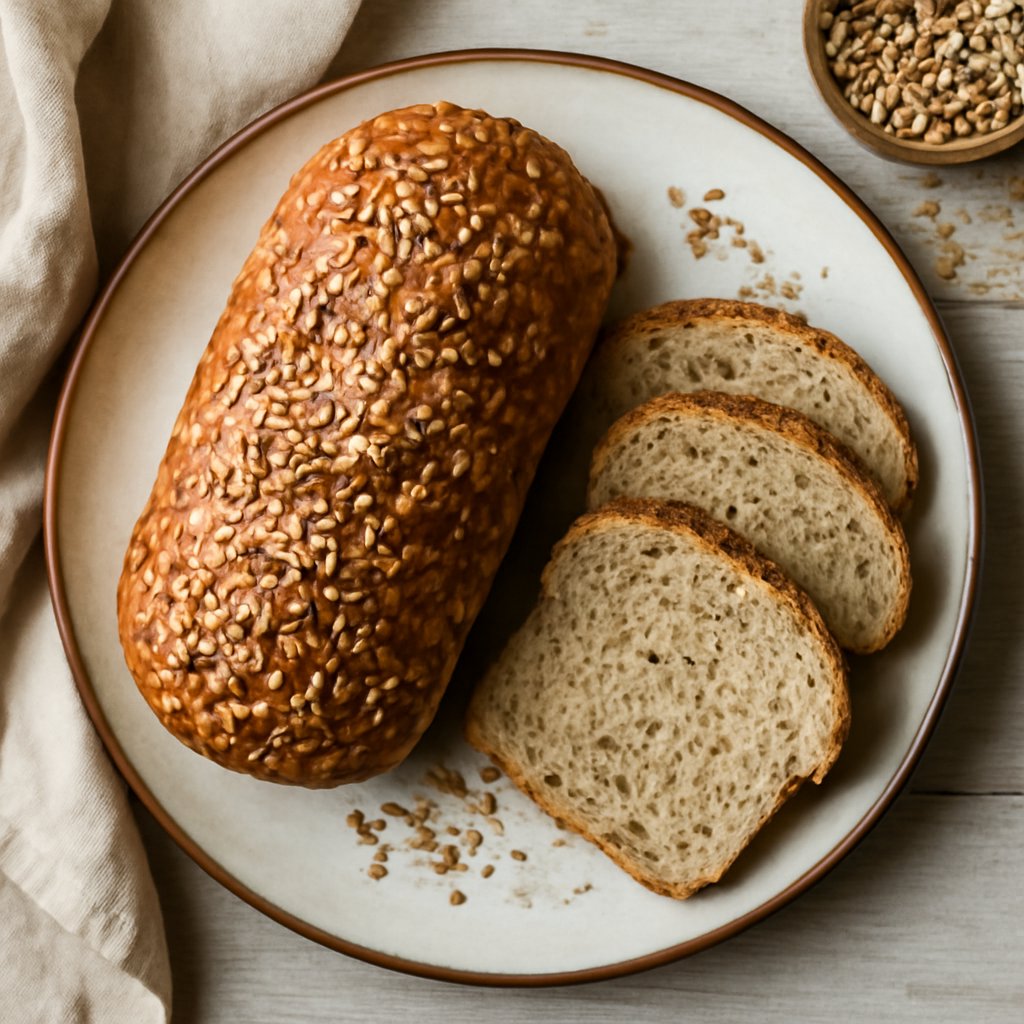 Pane ai cereali con i semi