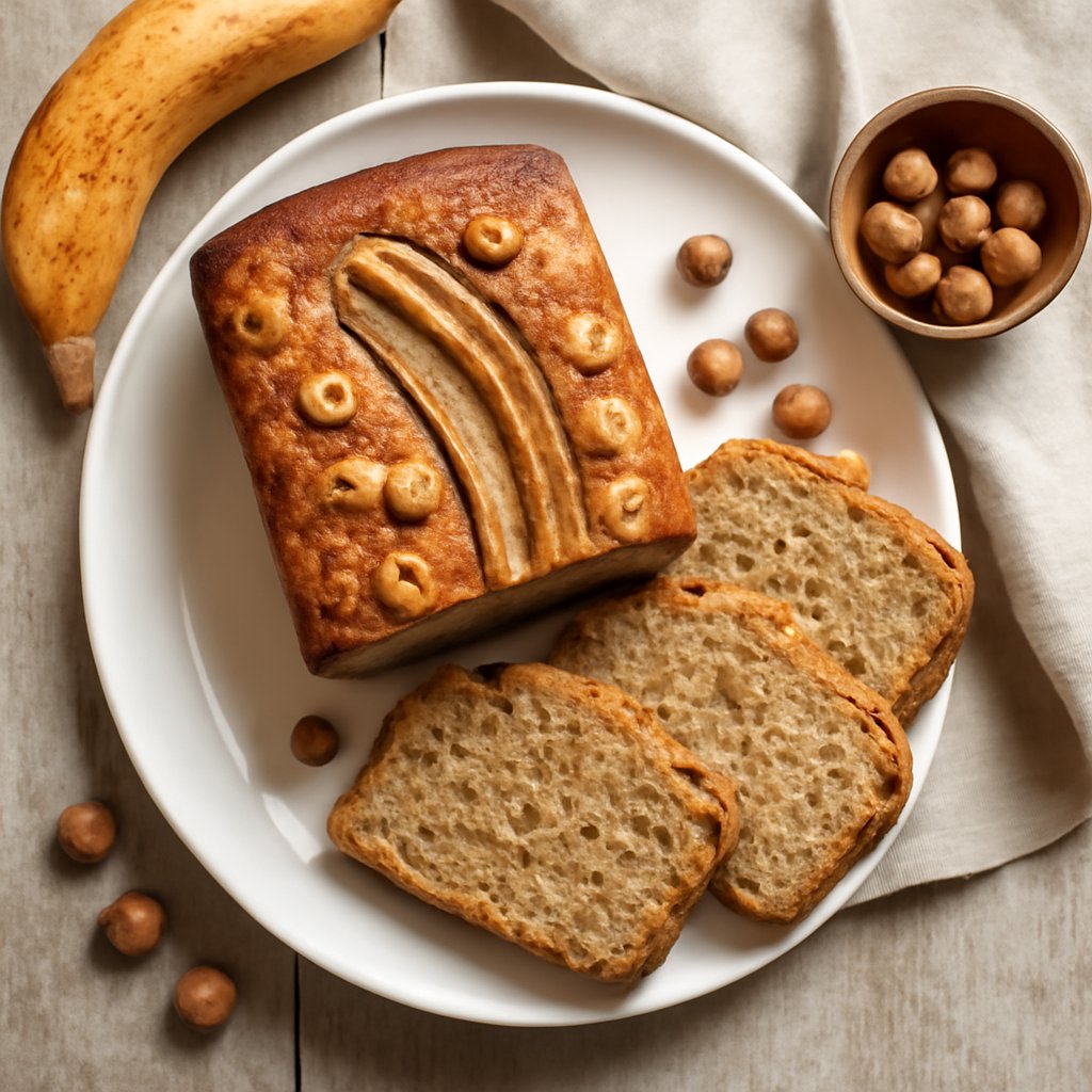 Pane alla banana e nocciole