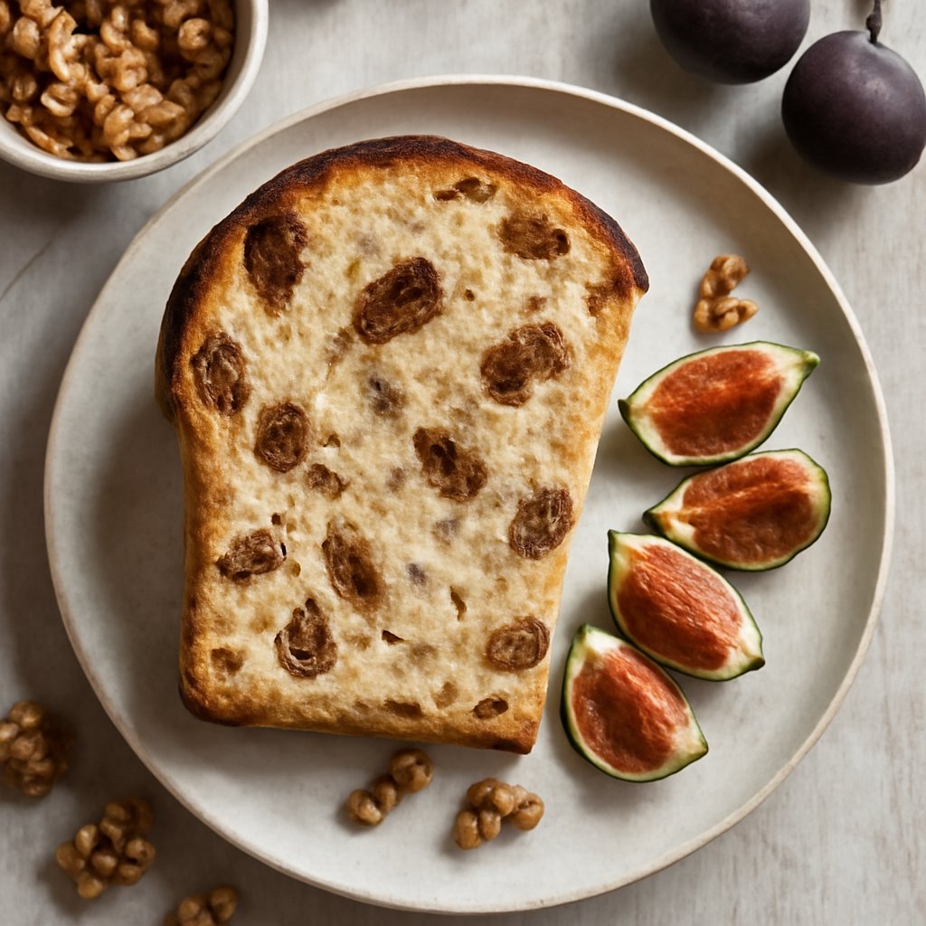 Panettone con fichi e noci
