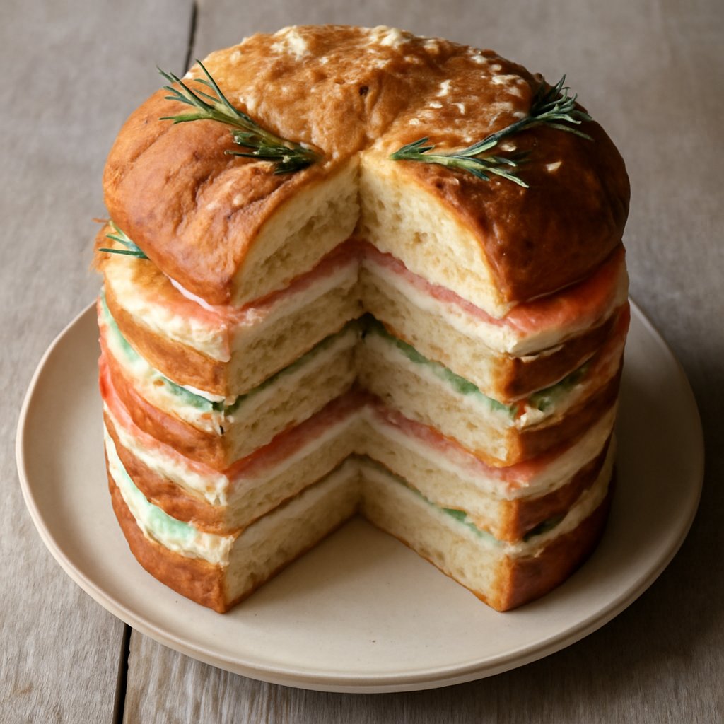 Panettone gastronomico natalizio