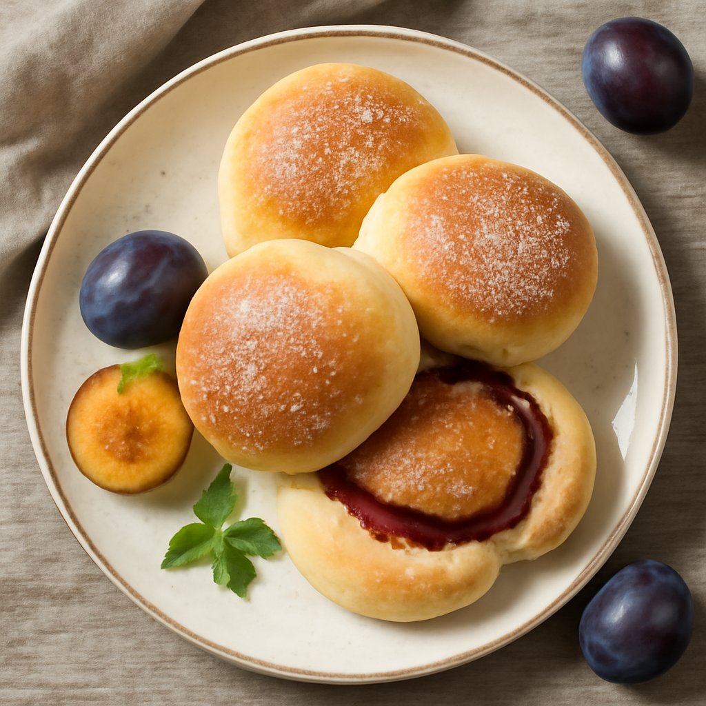 Panini dolci alle prugne