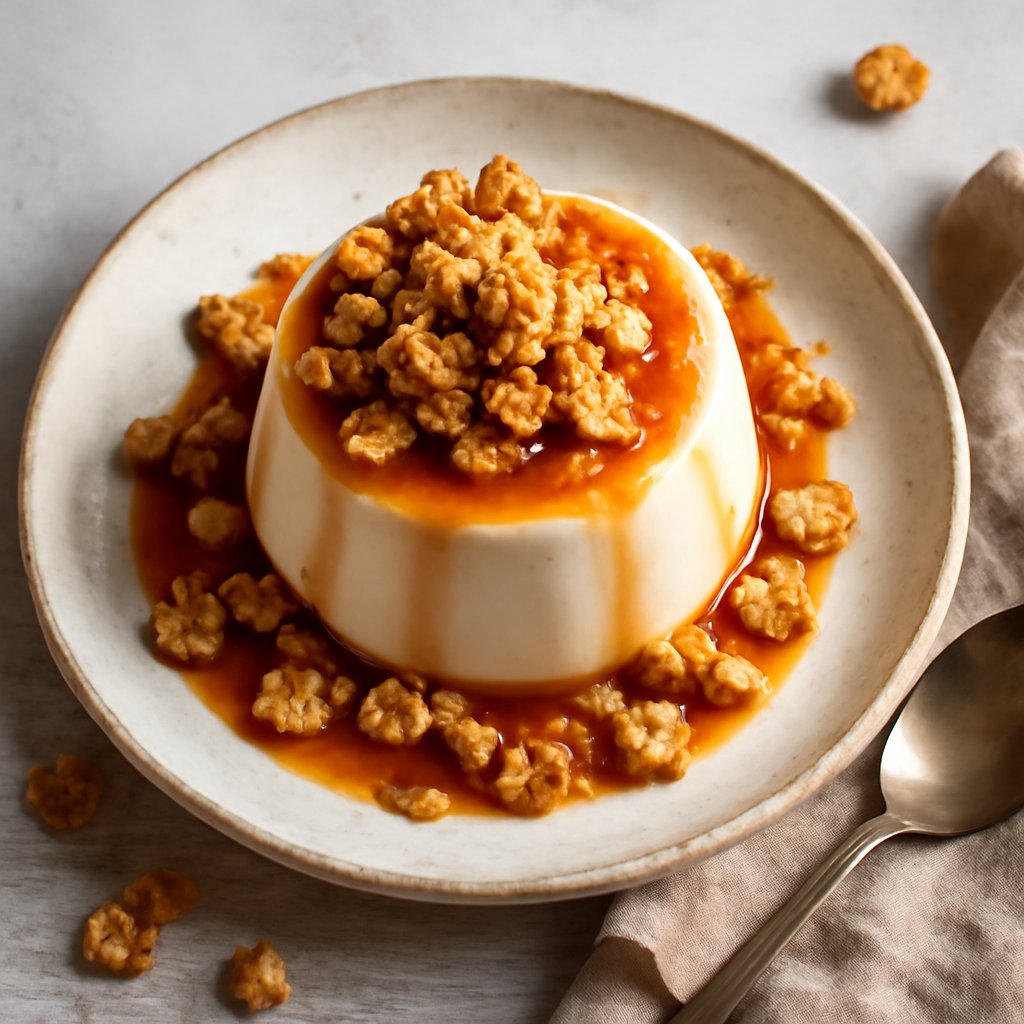 Panna cotta latte e cereali