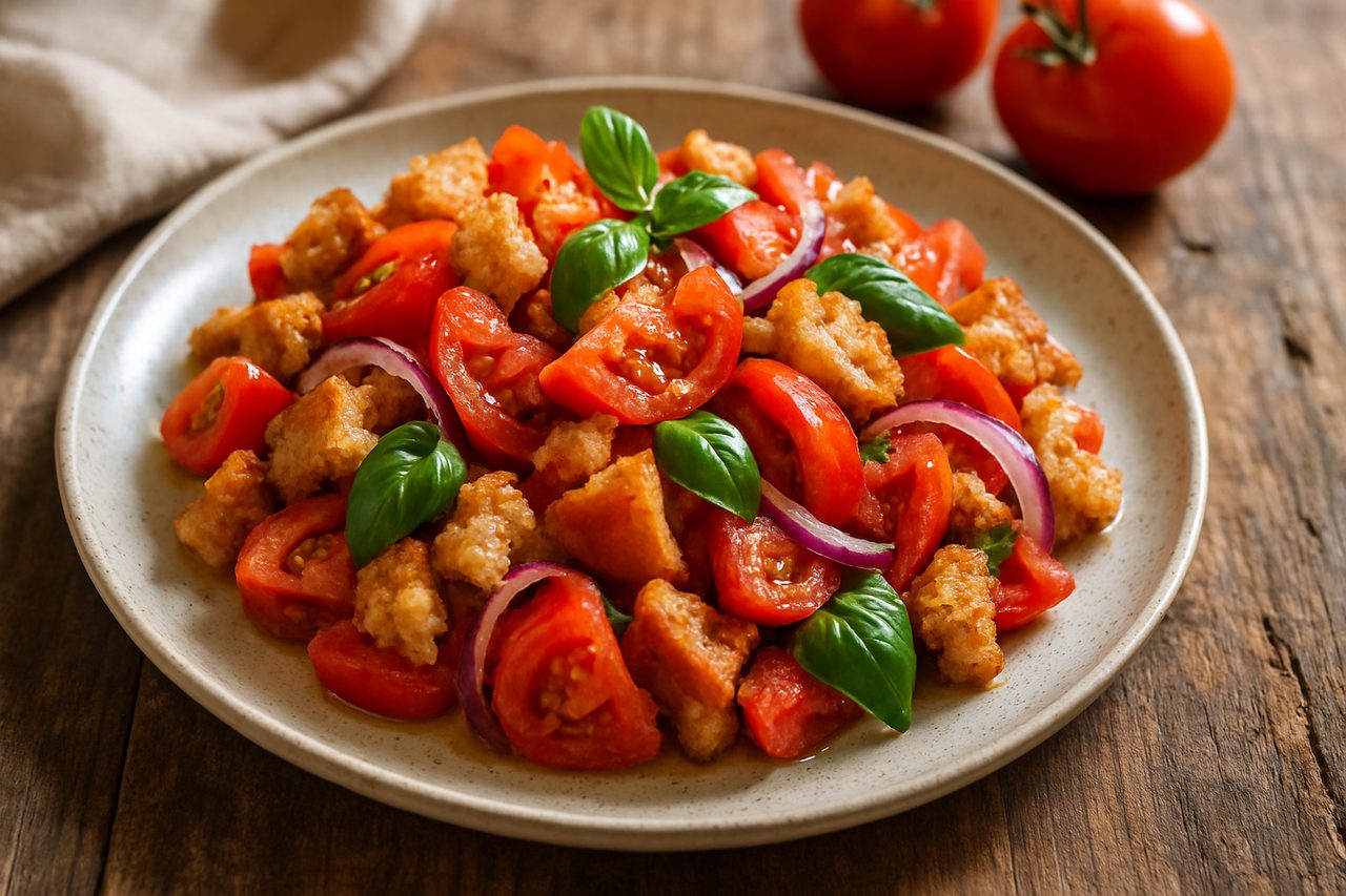 Panzanella Toscana con Pomodori Maturi