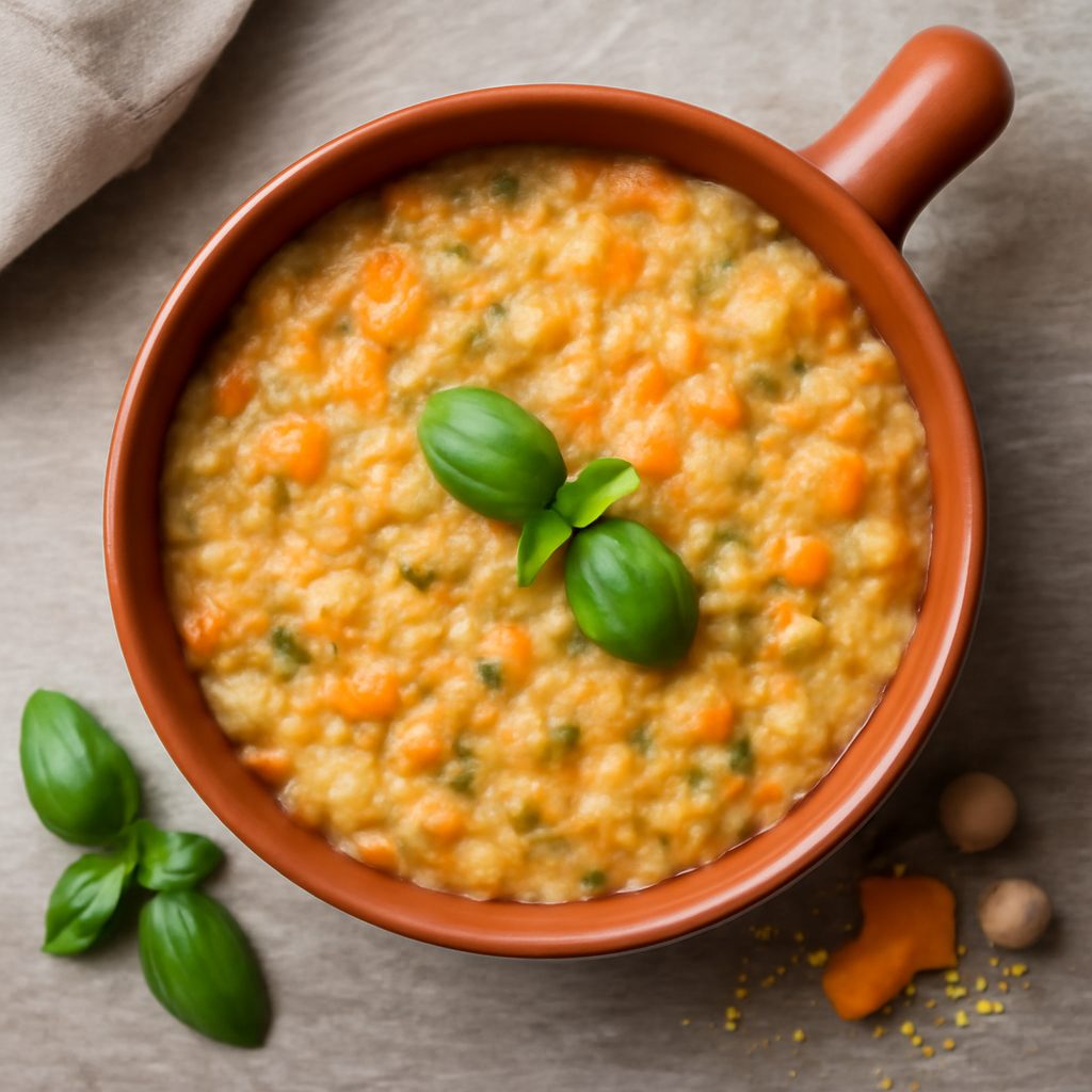 Pappa vegetariana con legumi e miglio multiporzione (7-9 mesi)