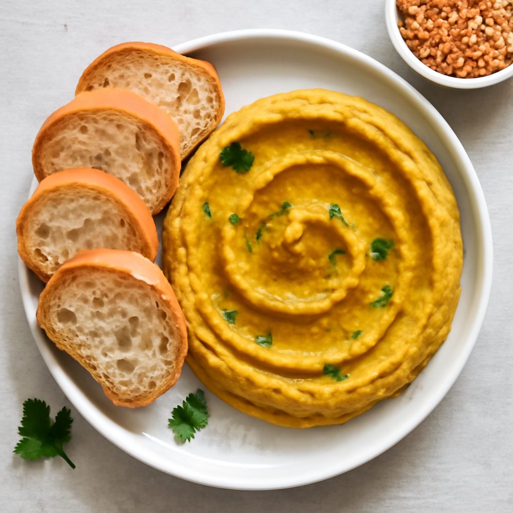 Paté di lenticchie rosse al curry