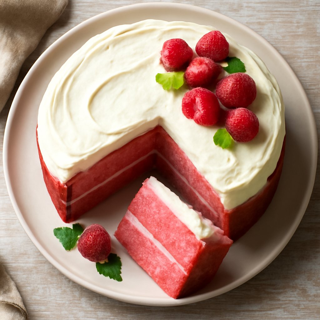 Pink velvet cake