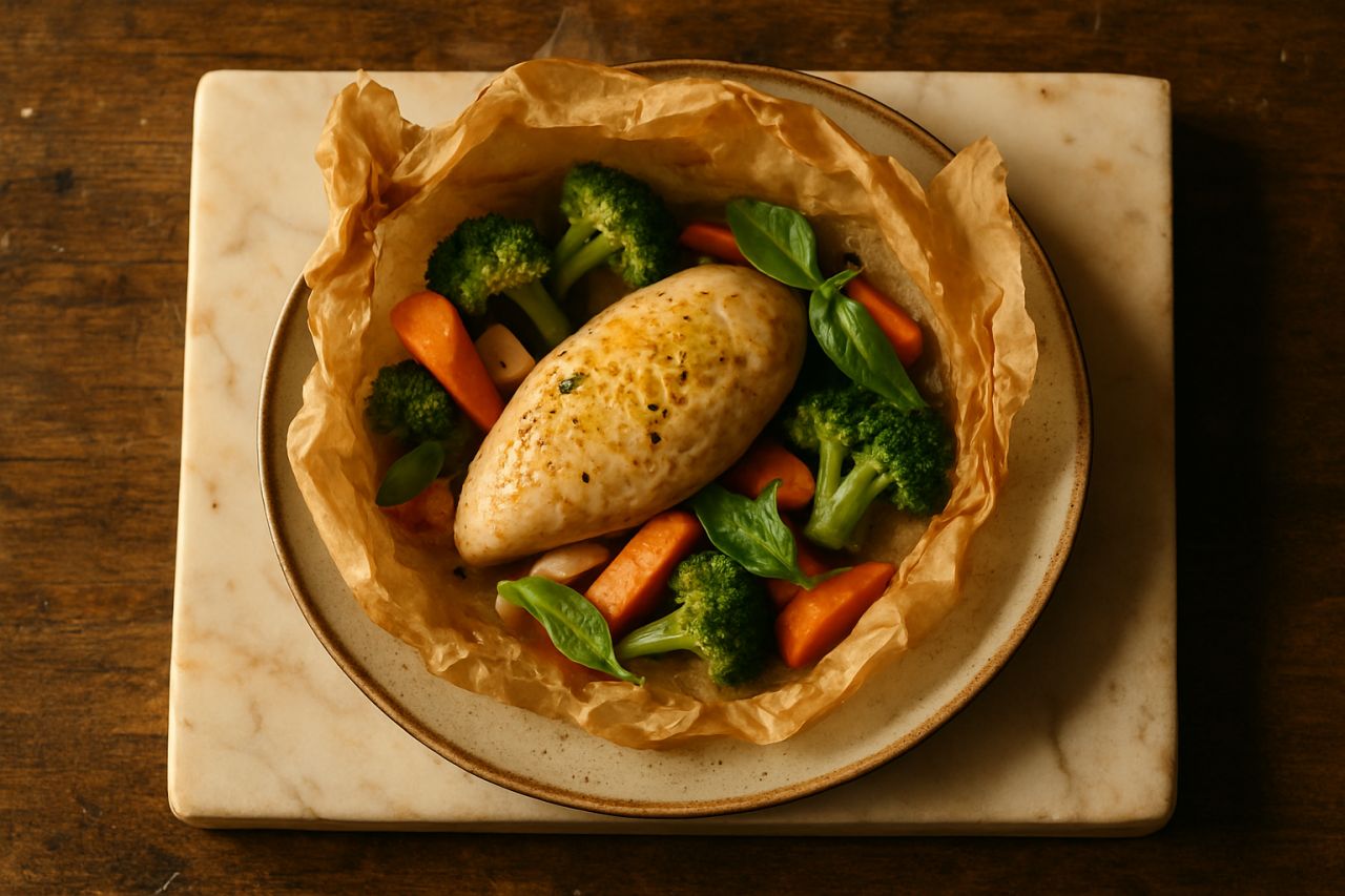 Pollo al Cartoccio allo Zenzero