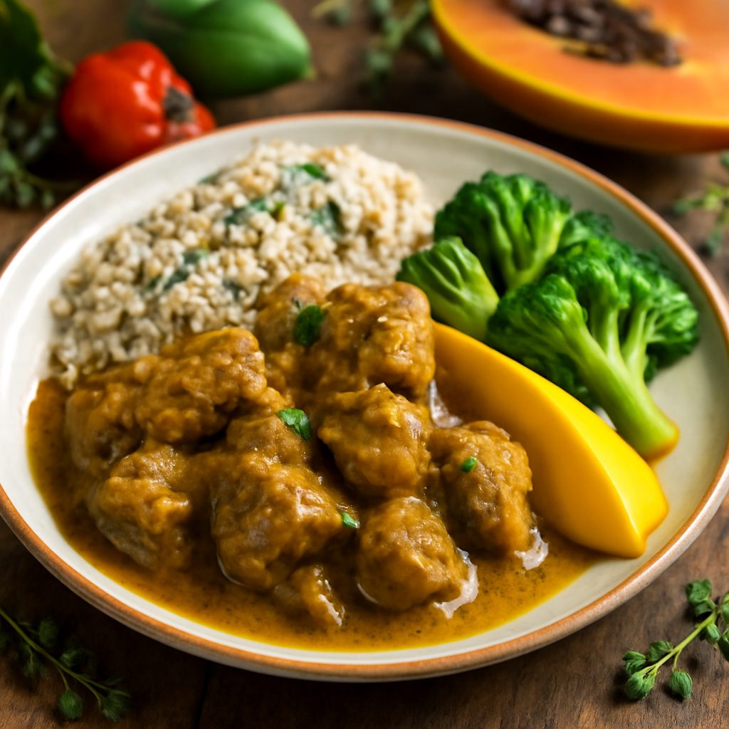 Pollo al Curry Giamaicano Light