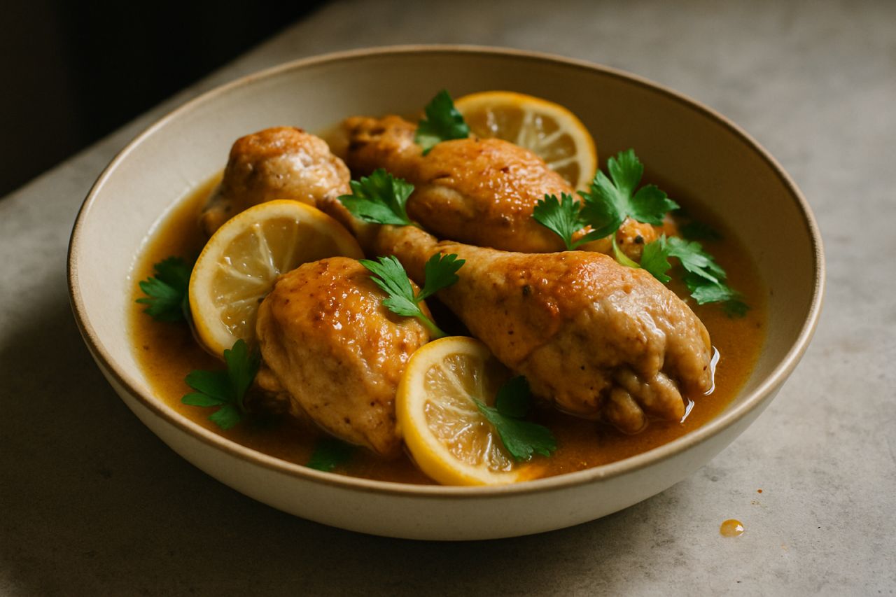 Pollo in Umido al Limone