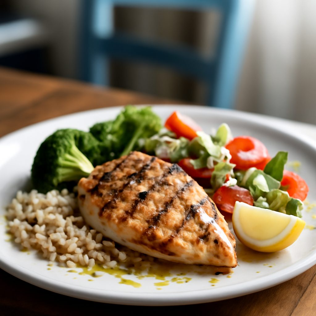Pollo Mediterraneo Light con Peperoncini e Olive Kalamata