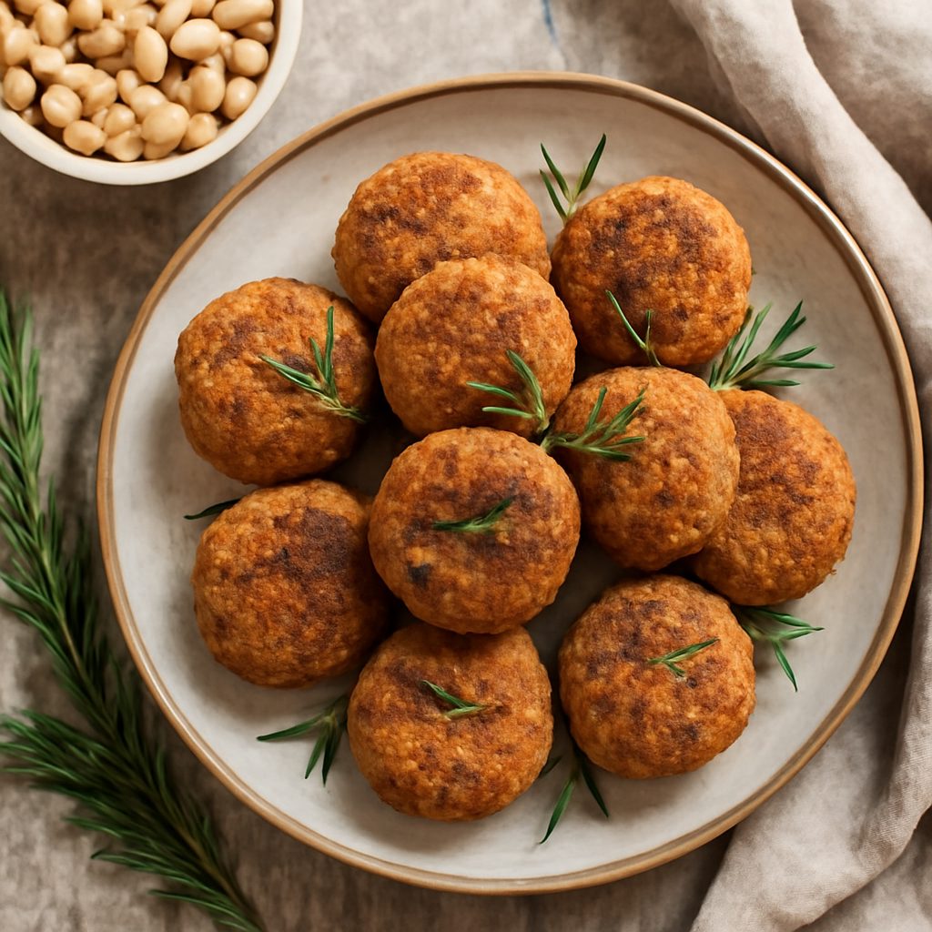 Polpette di fagioli e rosmarino