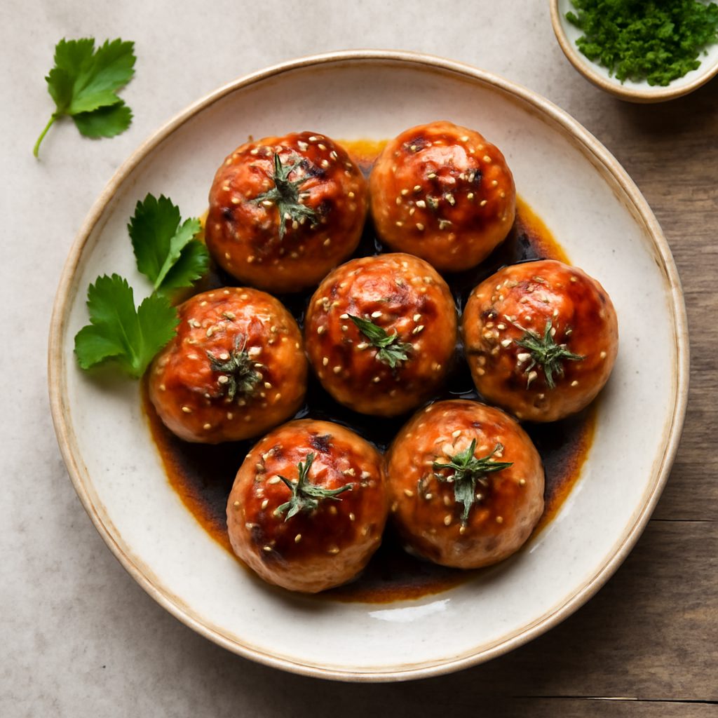 Polpette di pollo giapponesi