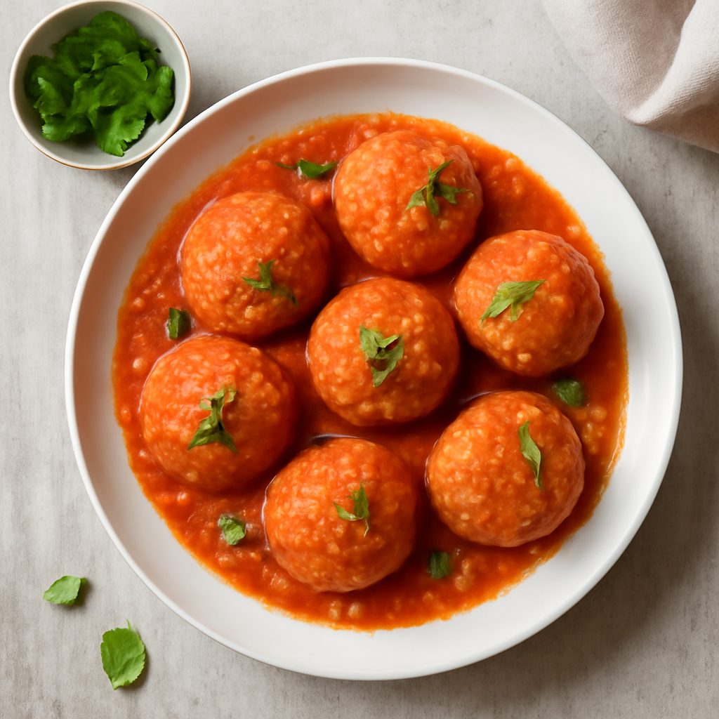 Polpette di riso rosse