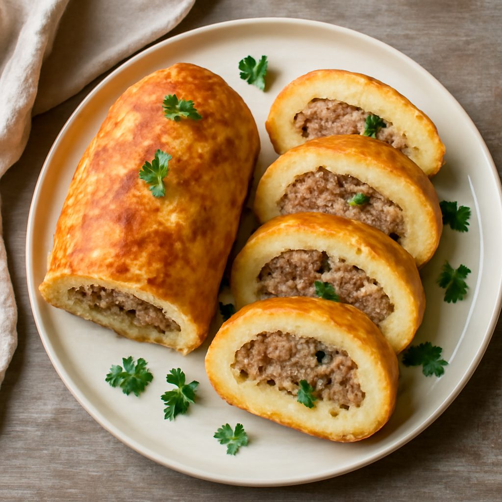 Polpettone di purè di patate e carne