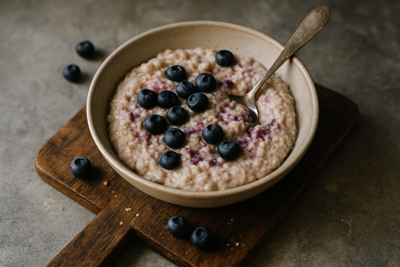 Porridge ai Mirtilli