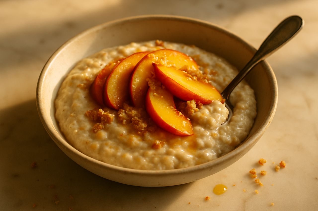 Porridge alle Pesche
