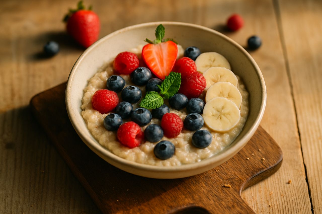 Porridge con Frutta Fresca
