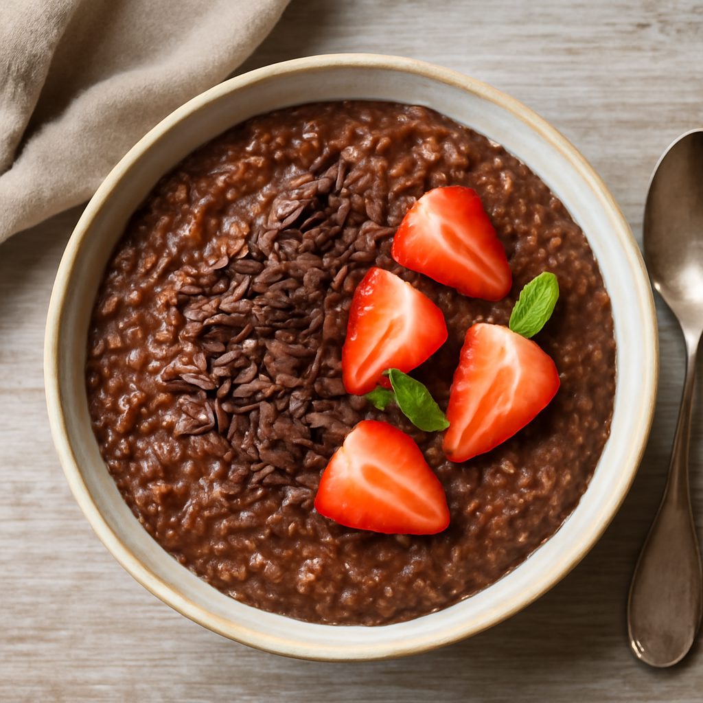 Porridge di quinoa al cioccolato