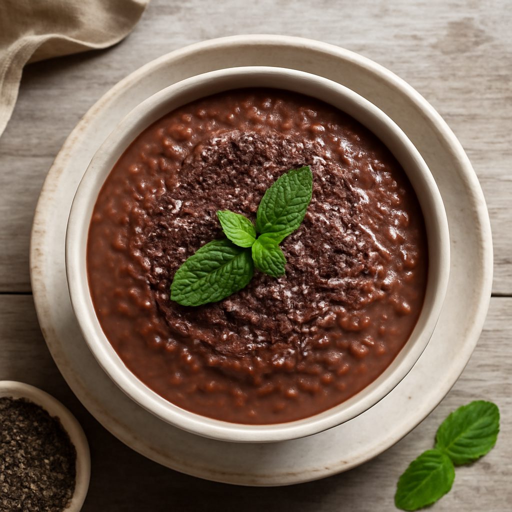 Pudding al cioccolato e semi di chia
