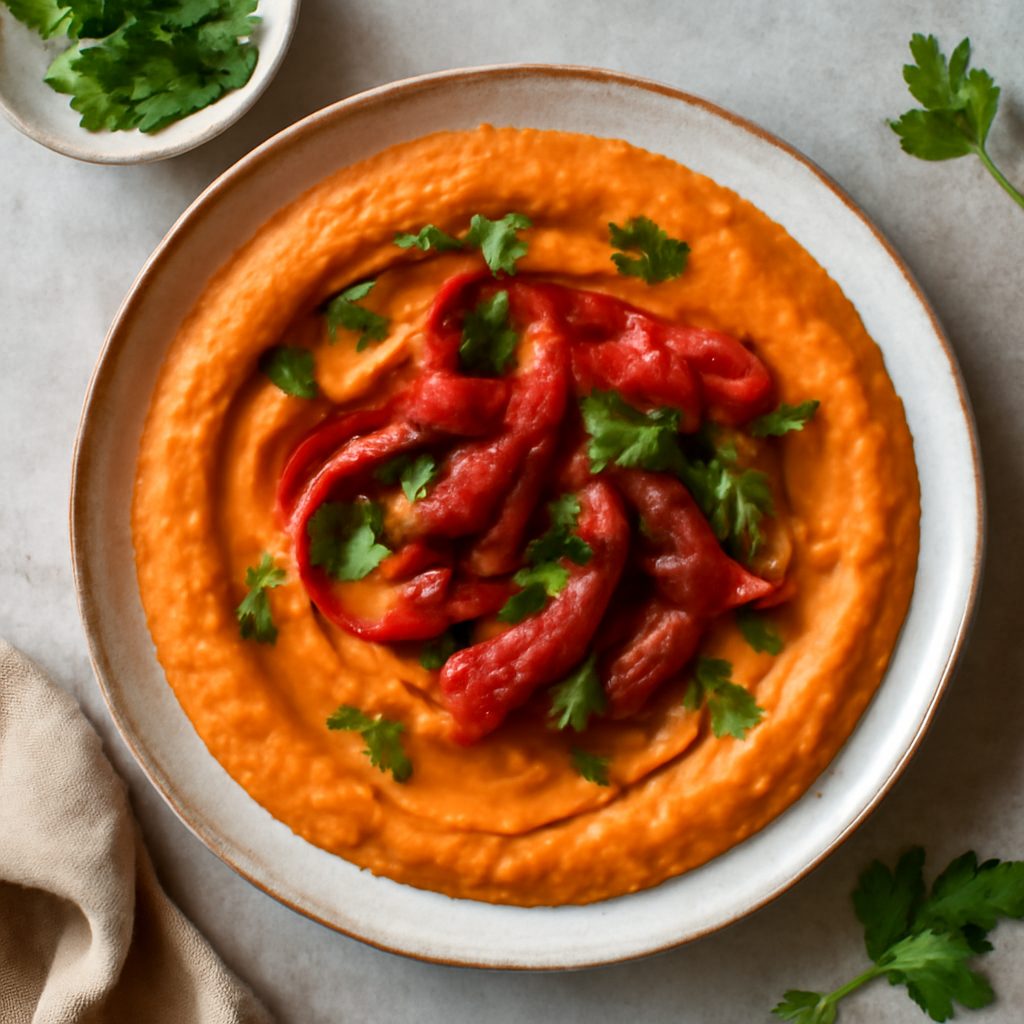 Purè di carote e peperoni arrostiti