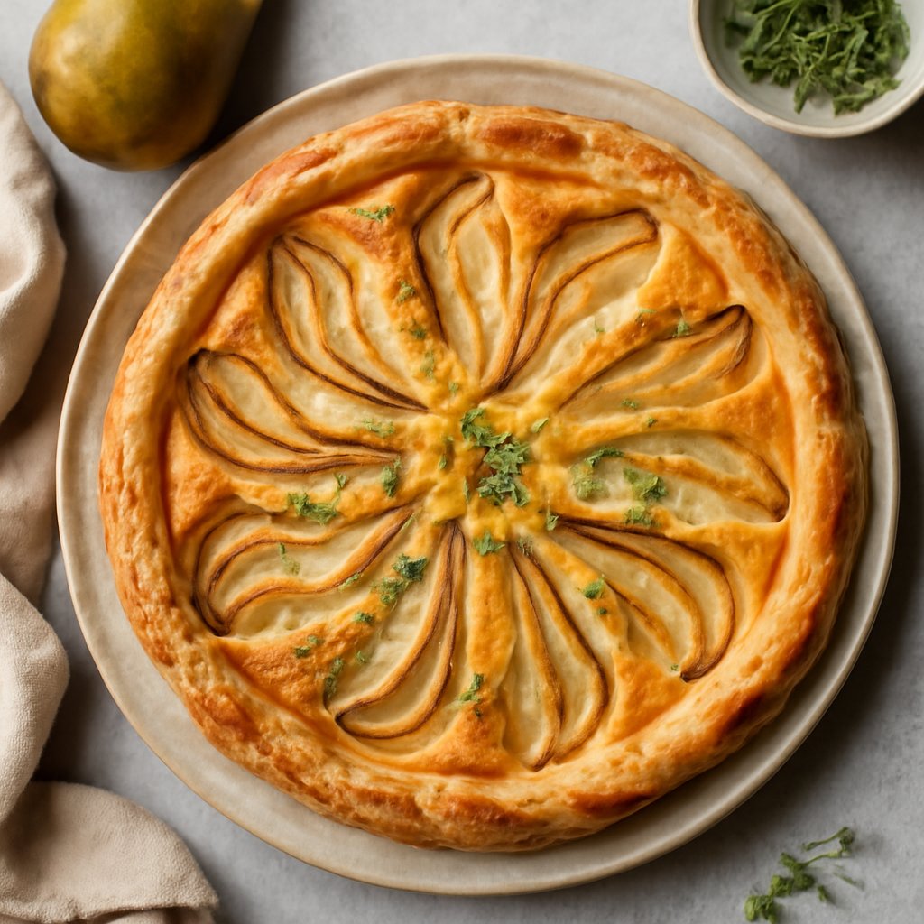 Quiche pere e gorgonzola