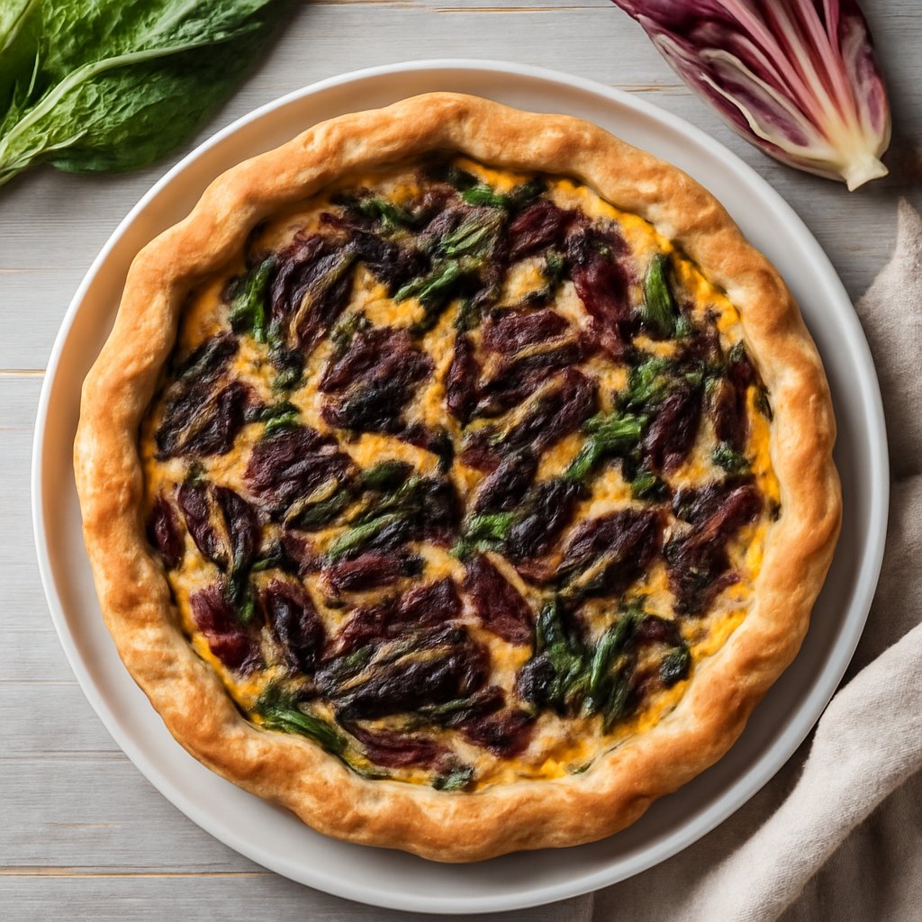 Quiche radicchio e bietole