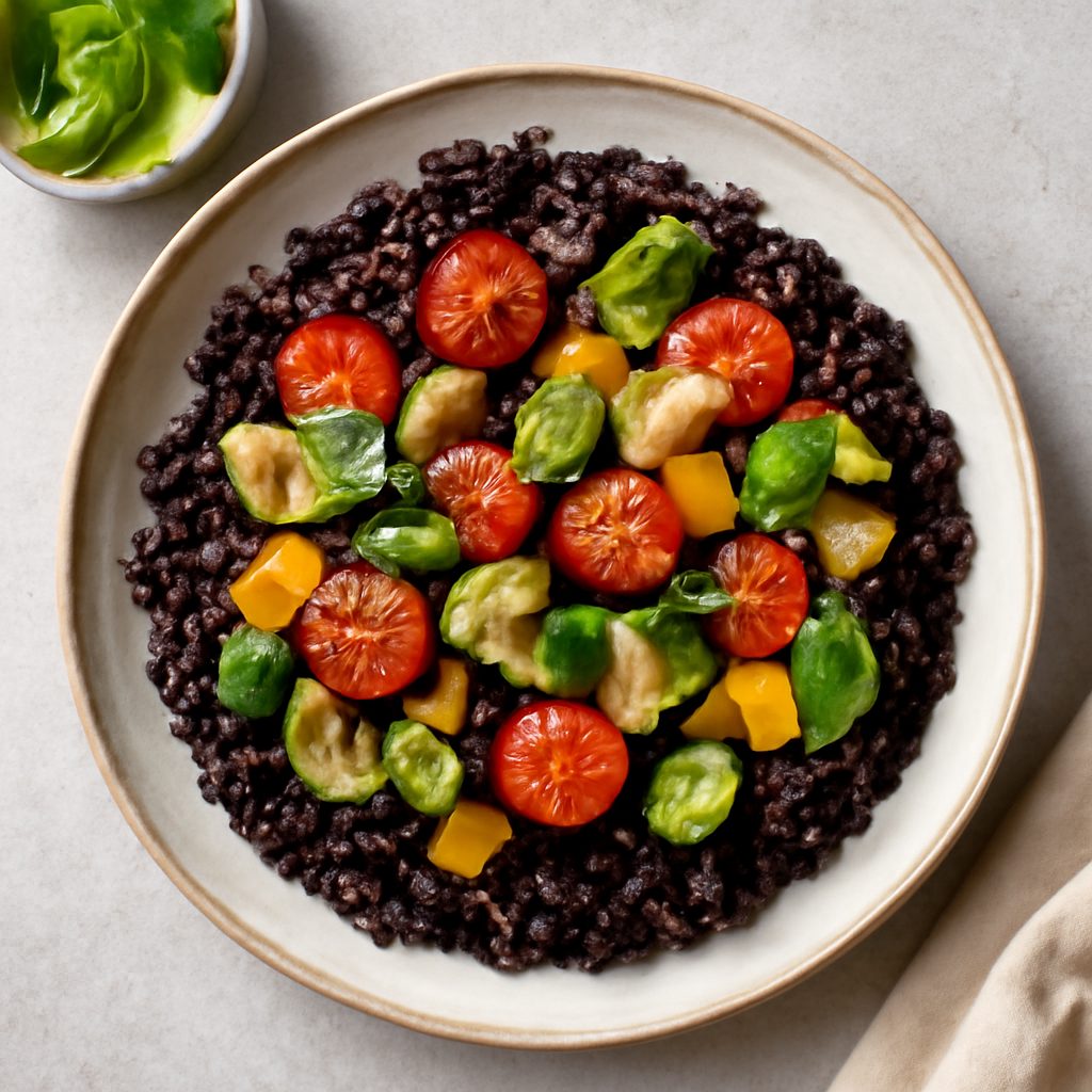 Riso nero vegetariano